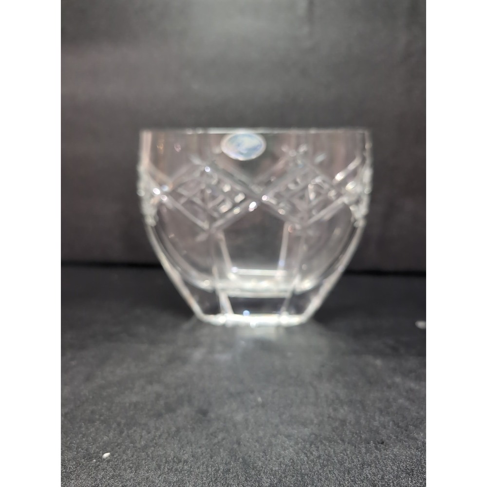 Rogaska Signed Crystal Vase,‎ Heavy Decorative Glass, Elegant Vase, Home Decor